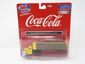 Classic Metal Works HO 31199 Coca-Cola weiß WC22 Traktor Flaschenanhänger Set - Bild 1 von 2