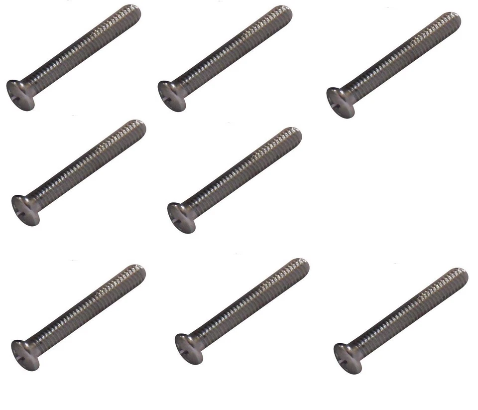 8 - CABEÇA DE PANELA PHILLIPS CROMADA ASSENTO PLANO RODA ARO CENTRO TAMPA 5/16" PARAFUSO 2" DE COMPRIMENTO - Imagem 1 de 1