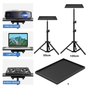 Soporte para trípode portátil con bandeja para proyector/portátil/cámara, ajustable - Imagen 1 de 20