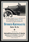 Me Ka Metall Karosserie Fabrik Ahlenmeyer Miethke Plakat  Faks_Motor 248