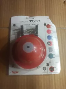 Genuine TOTO Large 3" Toilet Tank Flapper New In Packaging Red THU138S 2023BP - Picture 1 of 9