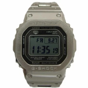 CASIO G-SHOCK Full Metal Tough Solar GMW-B5000D-1JF Silver B Rank - Picture 1 of 8