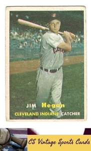 1957 Topps #136 Jim Hegan - Picture 1 of 2