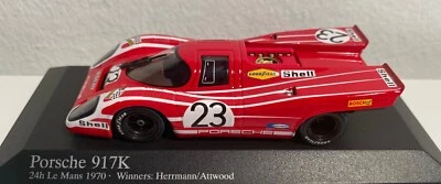 Le Mans Winner 1970-Porsche 917K - Hermann/Attwood - Minichamps 1/43 - Immagine 1 di 4