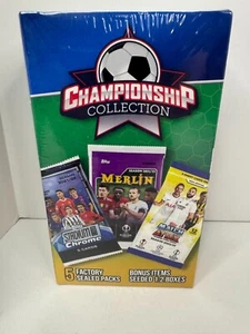 🔥⚽️Champions Collection Soccer Mystery Box w/5 packs/possible bonus items/Fire! - Picture 1 of 6
