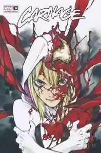 Copertina variante esclusiva NYCC 2022 Carnage #6 quasi nuova Peach MoMoKo Marvel Spider-Gwen - Foto 1 di 1