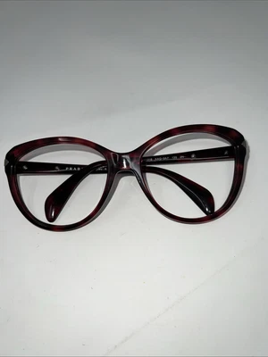 Gafas de sol PRADA SPR15P KAQ-0A7 59mm Rojo Borgoña Habana Italia "Sin lentes" Foto 1 de 4