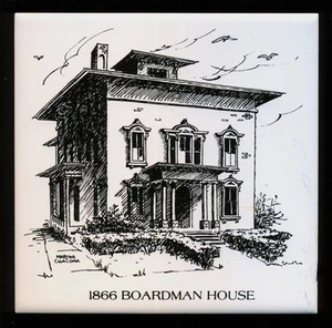 1970s Tile Boardman House, Ithaca, NY by Martha Chacona Tompkins County Trust Co - Picture 1 of 2