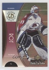 1999-00 Upper Deck MVP Stanley Cup Edition Golden Memories Patrick Roy #GM2 HOF