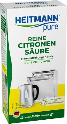 Citronensäure Bio-Entkalker-Pulver, gegen Kalk Öko HEITMANN pure , 1x 350g - Bild 1 von 4