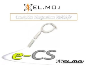 Contatto Magnetico in Plastica Bianco - mod. sigaretta EL.MO. Allarme Antifurto - Foto 1 di 2