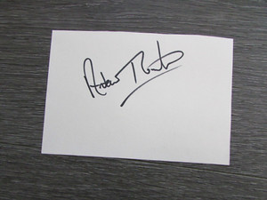 Andrew Thornton Horse Racing Jockey Original Hand Signed Card