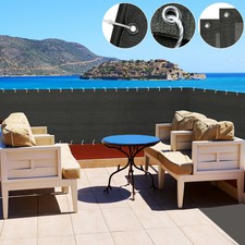 Balkonsichtschutz Balkonbespannung Hochwertig HDPE Balkon Sichtschutz Terrasse