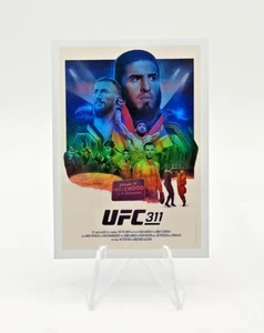 2025 TOPPS NOW UFC 311 ARTIST FIGHT PRINT POSTER SP CARD WELCOME TO INGLEWOOD - Picture 1 of 2