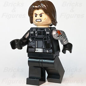 Marvel Super Heroes LEGO® Bucky Barnes Winter Soldier Minifigure 76047 76051 