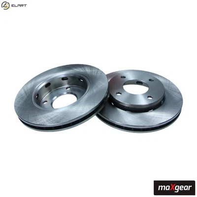 2x BRAKE DISC 19-1857 FOR MITSUBISHI MIRAGE/VI COLT/CZC/Convertible SMART 1.1L - Image 1 of 4