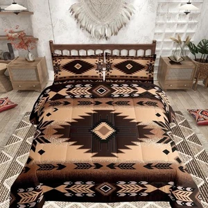 Southwest Native Bed Set Includes Comforter, Sheet Set, Pillowcases & Pillow ... - Picture 1 of 6