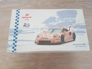 1/18 Spark 18S393 PORSCHE 911 991 RSR Pink Pig Le Mans 2018 - Imagen 1 de 7