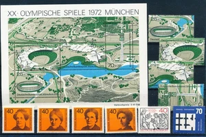 LS58130 Germany Bundespost olympics & historical figures fine lot MNH - Picture 1 of 1