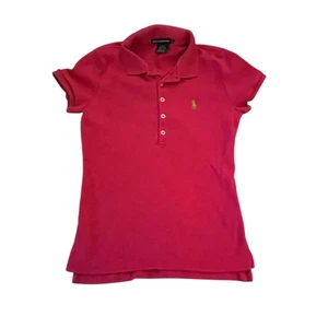 Ralph Lauren Sport girls polo shinrt, pink, size small, excellent conditio - Picture 1 of 7