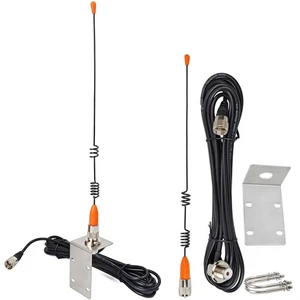 VHF Marine/Boats Radio Antenna, Low-Profile 156-163mhz Antennas W/16.4ft(5m) ... - Picture 1 of 8