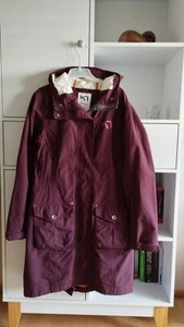 Kari Traa leichter Parka Mantel Regenmantel Jacke Dunkelrot S 36 ( Petit) - Bild 1 von 2