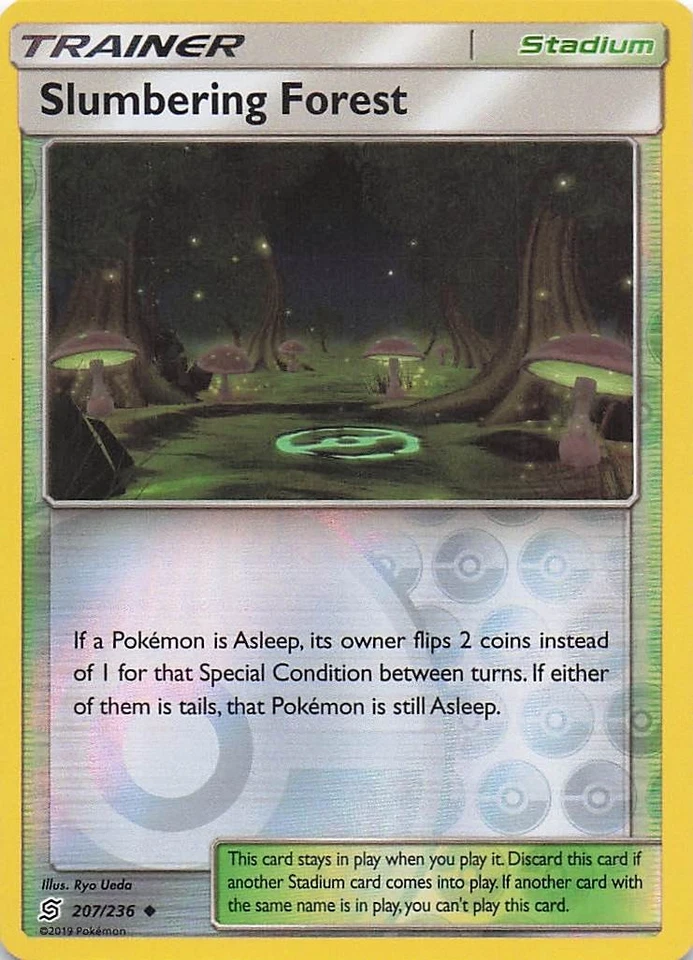 Slumbering Forest SM - Unified Minds 207/236- NM - Reverse Holo - Image 1 of 2