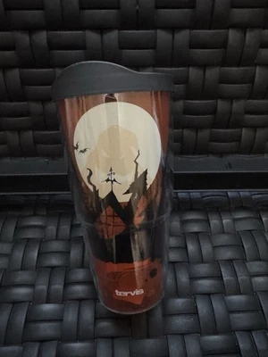 Taza de viaje Pesadilla antes de Navidad Oogie Boogie 16 oz Tervis® naranja NUEVA Foto 1 de 4