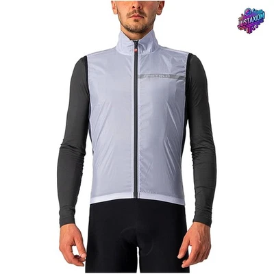 Chaleco de ciclismo elástico Elite para hombre - a prueba de viento y reflectante, perfecto para viajar Foto 1 de 4