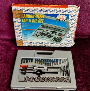 Screw Fix 51 Piece Carbon Steel Tap and Die Set - Complete - VGC - Picture 1 of 5
