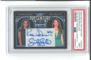 #1/1 STAR WARS CO-STARS Auto Rosario Dawson Emily Swallow Pop Century Autograph - Picture 1 of 2