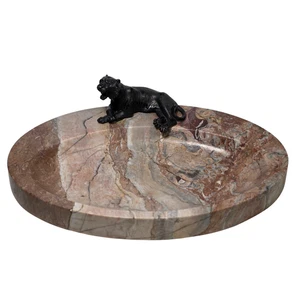 Marmor Deko Schale Vide-poche Art Deco Marble Valet tray Coupe en marbre vintage - Bild 1 von 16