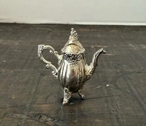 Vintage versilberte Teekanne Kaffeekanne Form - Bild 1 von 15