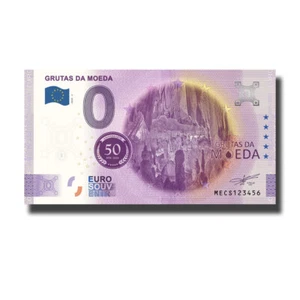 Billete de recuerdo de 0 euros Grutas da Moeda Portugal MECS 2024-2 - Imagen 1 de 2