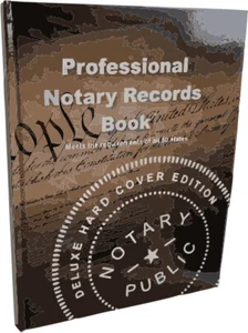 Professional Hardback Notary Journal - Picture 1 of 1