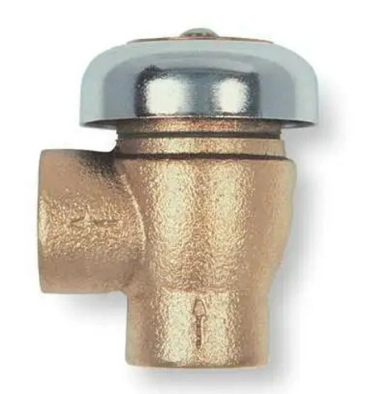 Вакуумный выключатель APOLLO AVB1-12 3810301, 1/2 дюйма, FNPT, бронза, 125 фунтов на квадратный дюйм - Изображение 1 из 3