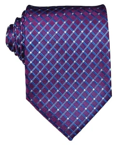 New Classic Men's Tie Plaid&Checks JACQUARD WOVEN 100% Silk Necktie - Picture 1 of 17