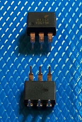 FSC H11G1 OPTOCOUPLER DC-IN 1-CH Darlington With Base DC-OUT 6-Pin DIP - Image 1 of 2