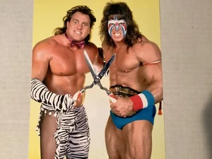 BRUTUS BEEFCAKE AND ULTIMATE WARRIOR 8x10 COLOR PHOTO - Picture 1 of 1