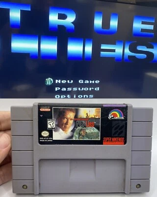True Lies (Super Nintendo SNES) Cartridge Only Authentic Tested A.Schwarzenegger - Image 1 of 4