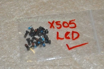 Tornillos de montaje LCD para computadora portátil TOSHIBA Qosmio X505 X505-Q870 18,4 pulgadas (juego) Foto 1 de 3
