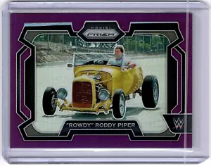 "Rowdy" Roddy Piper 2024 Panini Prizm Purple Prizm #57 WWE Legends #016/149 - Picture 1 of 2