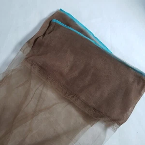 Hanes 415XL 11XL 1 Paar Strumpf braun verstärkt transparent RHT Vintage - Bild 1 von 3