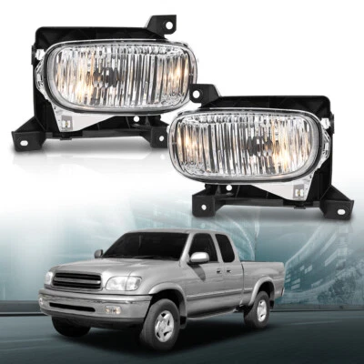Fit For 00-06 Toyota Tundra Front Bumper Fog Lights Driving Lamps w/ Bulbs - Изображение 1 из 4