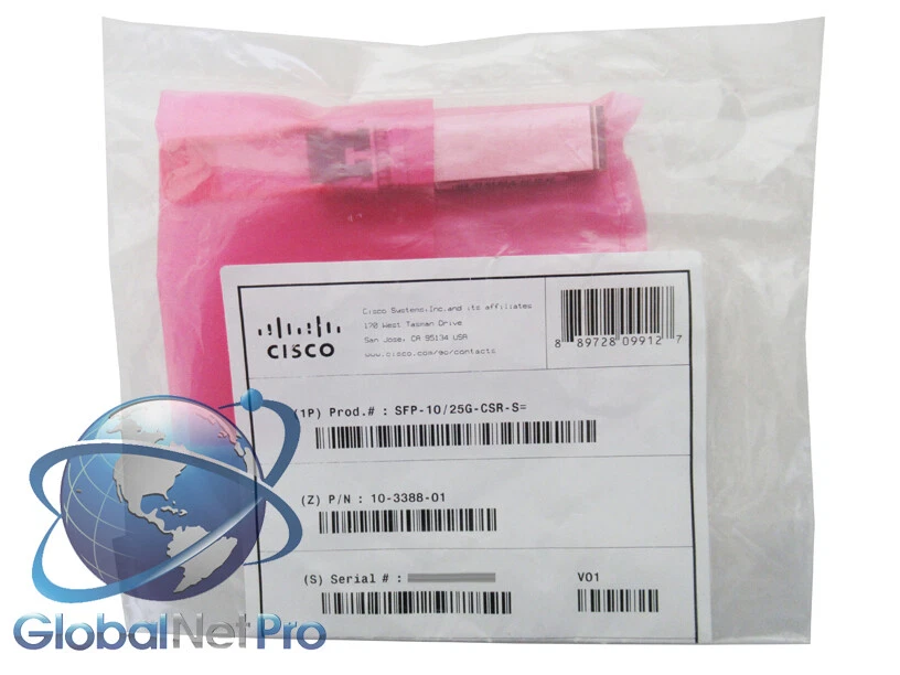 NEW SEALED GENUINE CISCO SFP-10/25G-CSR-S - 10/25GBASE-CSR - LIFETIME WARRANTY - Image 1 of 1