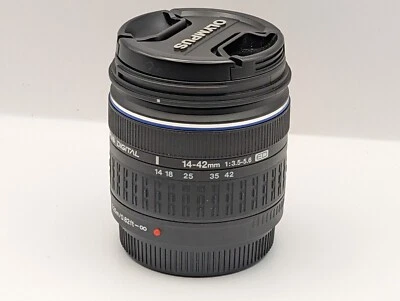 Olympus 14-42mm f/3.5-5.6 ED Zuiko Digital Zoom Only for Four Thirds Not Micro! - Image 1 of 4
