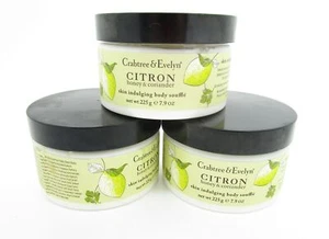 CITRON HONEY & CORIANDER Crabtree & Evelyn Body Sorbet Lot of 3 damage from leak - Picture 1 of 3