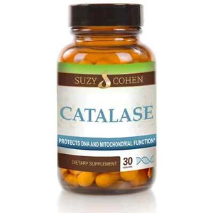 Suzy Cohen Catalase 12,500 Catu (500mg) Supplement Potent Antioxidant (Vegan) - Picture 1 of 4
