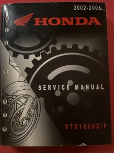 Manual de reparación de servicio genuino para propietarios Honda VTX1800C/F 2002-2005 61MCH03 - Imagen 1 de 11