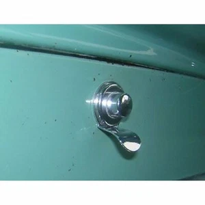 VW TYPE 1 3 BUG GHIA ACCESSORY GLOVE BOX DOOR PULL TO OPEN GLOVE BOX DOOR - Picture 1 of 3